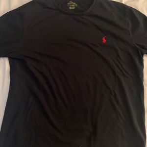 Men’s Medium Black Long Sleeve Polo Tee